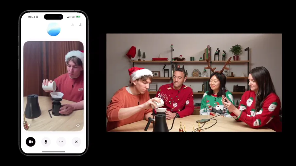 用ChatGPT和聖誕老人對話?🎅 這次更新讓你的手機擁有魔法!✨ 2 ChatGPT煮咖啡