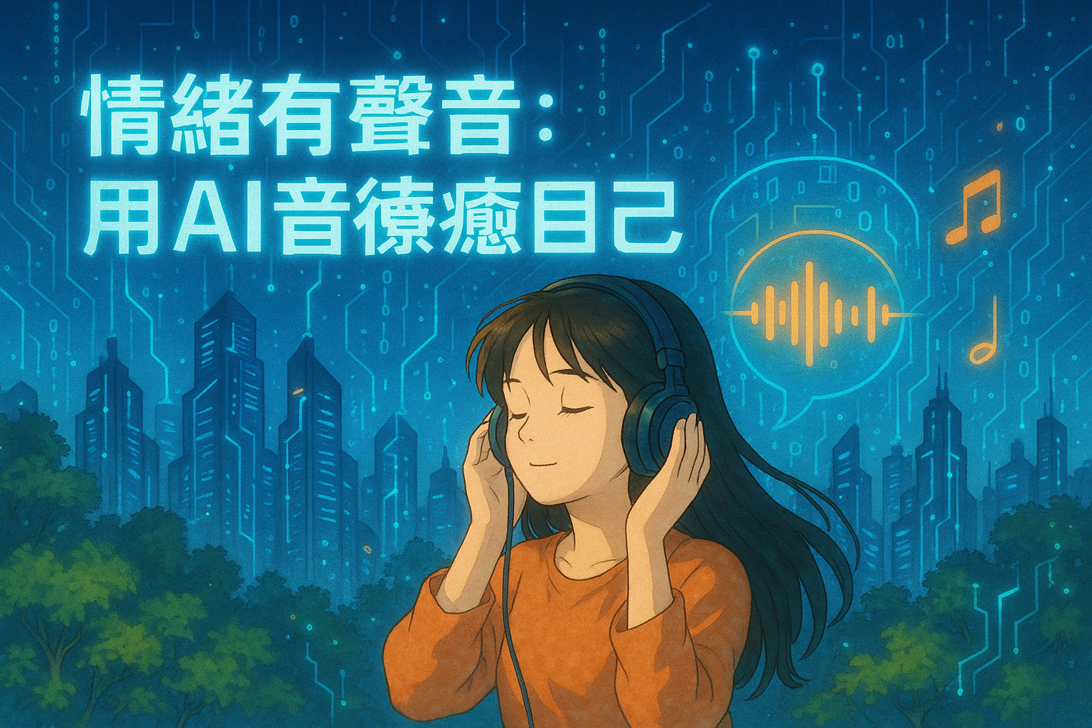 情緒有聲音:用 AI 音樂療癒自己--Suno AI 針對情緒產生療癒音樂 ! 1 情緒有聲音:用 AI 音樂療癒自己--Suno AI 針對情緒產生療癒音樂 !