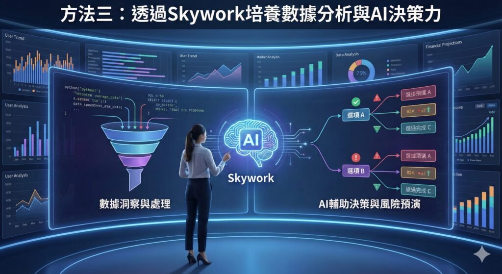 方法三：透過Skywork培養數據分析與AI決策力